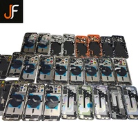 Boîtier arrière JF Premium pour iPhone 17 Pro/Pro Max, construction de qualité aéronautique, câble flexible préinstallé, conception en barre, remplacement OEM-Fit