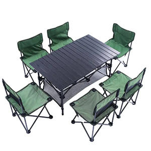 Ensemble table et chaises d'extérieur pliantes en alliage d'aluminium Oxford 704040cm, 40cm, nouveau/ - Product Image 5