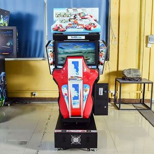 เครื่องเกมแข่งรถ OutRun แบบหยอดเหรียญเชิงพาณิชย์ หน้าจอ HD 32 นิ้ว เครื่องจำลองการขับขี่สำหรับศูนย์เกม - Product Image 4