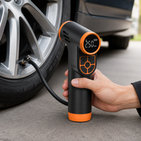 Compresseur d'air portable multifonctionnel pour voiture avec affichage numérique