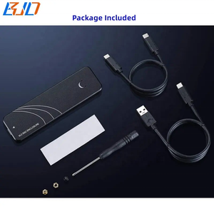 工場卸売10Gbps USB <span class=keywords><strong>3.2</strong></span>タイプCコネクタM.2 NGFF 2280 NVME / SATA SSDエンクロージャケース2データケーブル付き - Product Image 6