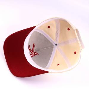 カスタムオットー5パネルメッシュトラックハット + 構造コットンツル野球帽カスタムロゴ + 2トーンカラーブロックトラック - Product Image 5