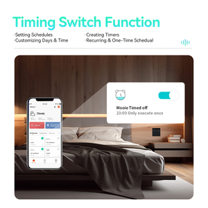 לילן הפרעה inteligente אפליקציה אופנה שליטה מרחוק tuya קיר מתג wifi חכם מתג wifi חכם מתג wifi חכם מתג wifi - Product Image 4