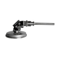 Pengukur suhu batang jarum Universal 100mm 4 inci benang pengukur suhu bahan besi tahan karat industri air termometer Bimetal