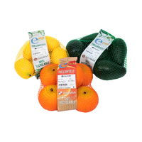 Op maat gemaakte PE gebreide buisvormige netzak 3000m continue gaas zak voor 1KG 2KG 3KG fruit groente automatische verpakkingsmachine
