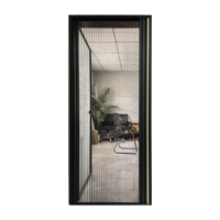 Nouveaux stores parfaits faciles à installer double stores pliants plissés écran maille occultant stores en nid d'abeille portes coulissantes pour fenêtres
