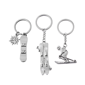 Vente chaude <span class=keywords><strong>Ski</strong></span> Board Porte-clés Anneaux pour Argent Plaqué Métal Artisanat <span class=keywords><strong>Ski</strong></span> Porte-clés À La Main Qualité <span class=keywords><strong>Ski</strong></span> Porte-clés - Product Image 5