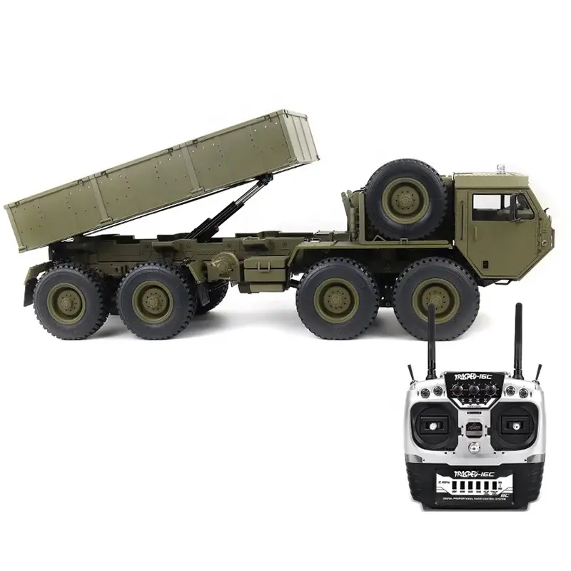 Hengguan HG-P803A TRASPED HG P803A PRO Light Sound 1/12 EP Electric 8WD HEMTT Radio Control Car 8X8 RC Hobby Military Truck Toys