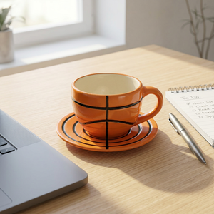 Taza de Café de Cerámica Redeco, Oferta Especial, Taza de Café Decorativa Personalizada con Forma de Baloncesto <span class=keywords><strong>para</strong></span> Regalo - Product Image 3