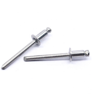 Rivets aveugles brillants (non revêtus) en acier inoxydable et aluminium à extrémité ouverte Tête de dôme <span class=keywords><strong>DIN</strong></span> <span class=keywords><strong>7337</strong></span> directe d'usine multifonction - Product Image 3