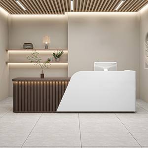 Nuevo Escritorio <span class=keywords><strong>de</strong></span> recepción <span class=keywords><strong>de</strong></span> esquina en forma <span class=keywords><strong>de</strong></span> L <span class=keywords><strong>de</strong></span> estilo chino personalizable salón <span class=keywords><strong>de</strong></span> belleza tienda <span class=keywords><strong>de</strong></span> ropa Escritorio <span class=keywords><strong>de</strong></span> clínica <span class=keywords><strong>dental</strong></span> recepción - Product Image 5