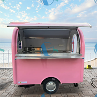 2025 camion de nourriture mobile de voiture à manger mobile avec mini remorque de nourriture conçue populaire entièrement équipée pour la restauration de rue
