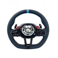 Volant en cuir et fibre de carbone avec surpiqûres personnalisées pour BMW G20 330i X3 G01 540i G30 M550i X5 G05 G80 M3 G82 M4 M240i