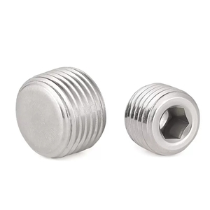 PT NPT 1/4 filettatura "3/8" 1/2 "3/4" 1 "DIN906 presa esagonale rastremata per tubo - Product Image 3