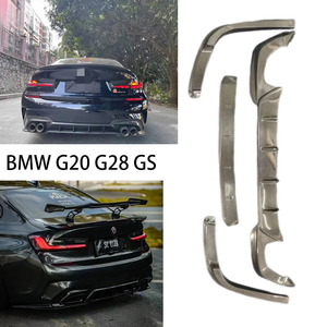 For 3 Series G20 G28&<b>M3</b> G80 GS Style Carbon Fiber Rear Diffuser 2019-2022 - Product Image 1