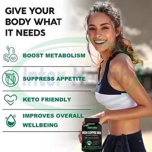 Ausreson Halal Suplemento Extracto de grano de café verde 50% Ácido clorogénico Cápsulas de extracto de granos de café verde - Product Image 2