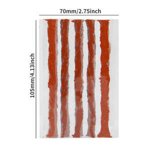 Tira de sellado de caucho para neumáticos de coche y motocicleta de 100*6mm, herramienta extra larga para reparación de pinchazos, emergencia para neumáticos planos - Product Image 2