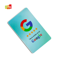 Mode Google A mazon Facebook Yelp Tap PVC LOGO imprimé double face usine personnalisée NFC 213/215/216 1K RFID carte de visite