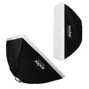 Godox Softbox 80*120cm Rectangulaire Softbox double chiffon doux avec Bowens pour Portrait Studio Blitz Speedlite Softbox