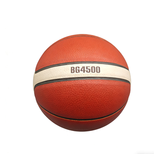ลูกบาสเก็ตบอล PU Rubber WearResistant รุ่น <span class=keywords><strong>BG4500</strong></span> ขนาด 6 และ 7 สำหรับการแข่งขัน บริการสกรีนโลโก้จากโรงงาน - Product Image 1