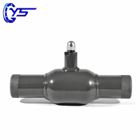 Válvula de Bola Totalmente Soldada Estándar GOST Q61F-PN16 DN15-300 PN16/25/40 de Acero Inoxidable para Tuberías de Agua, Mercado Ruso