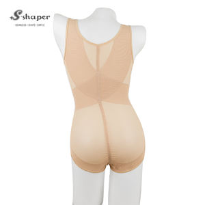 ملابس داخلية نسائية مقاس كبير لكامل الجسم مريحة محبوكة للتحكم في البطن ملابس داخلية ضيقة بدلة جسم سبانديكس عصرية - Product Image 4