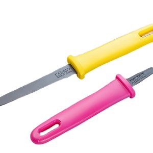 Canary Utility Knife 150mm Stainless Steel Blade Yellow <b>Pink</b> Handle <b>Box</b> Opener DC-130-F DC-190-F - Product Image 1