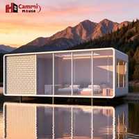 Cammi House Maison Modulaire Conteneurisée de Luxe en Acier, Modèle Apple Cabin, Écologique, Moderne, avec Chambre, Villa de Parc