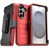 Étui de téléphone robuste et résistant pour Samsung Galaxy S25 FE, coque de protection antichoc avec clip de ceinture
