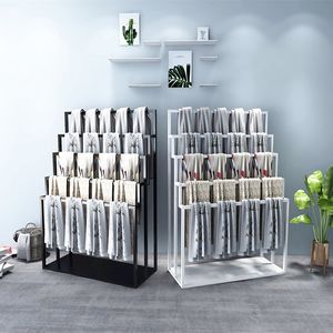 <span class=keywords><strong>Étagère</strong></span> de présentation pour pantalons de magasin de vêtements, cadre en fer, <span class=keywords><strong>étagère</strong></span> de présentation pour serviettes, présentoir pour foulards et draps, support de rangement pour oreillers - Product Image 6