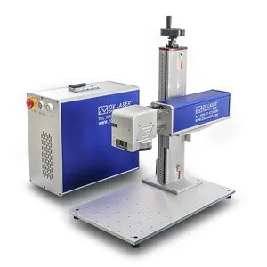 Elektrische Autofocus Fiber Laser-markering Machine 60W Plastic Mopa Laser-markering Machine Kleur Metalen Graveermachine 20W 30W