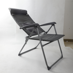 Fauteuil de camping pliable OEM portable à 6 positions, <span class=keywords><strong>chaise</strong></span> compacte pour <span class=keywords><strong>caravane</strong></span>, <span class=keywords><strong>chaise</strong></span> inclinable à dossier haut avec coussin appui-tête - Product Image 3