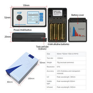 Testeur solaire Film de fenêtre Digital Compact Three-Band <span class=keywords><strong>Test</strong></span> Window Tint Transmission Film <span class=keywords><strong>Checker</strong></span> - Product Image 4