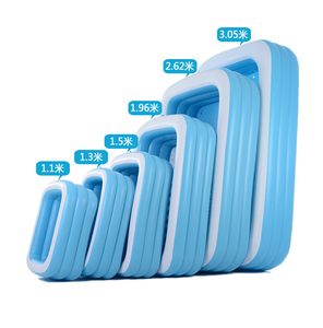 Piscina Inflable Multifuncional Ecológica de PVC, Rectangular, Portátil, para Niños - Product Image 6