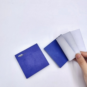 Papeterie pour étudiants, bureau, FSC, mini-<span class=keywords><strong>notes</strong></span> autocollantes épaisses, papier bleu, logo personnalisé, <span class=keywords><strong>notes</strong></span> adhésives avec logo - Product Image 3