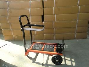 Carro de mano de metal sólido con rueda sólida, bolsa de basura OEM personalizable, carro móvil - Product Image 3