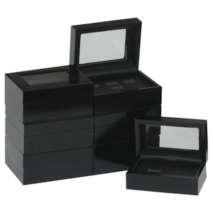 Championship Ring 2 trous d'anneau Boîte en <span class=keywords><strong>bois</strong></span> noire - Product Image 5