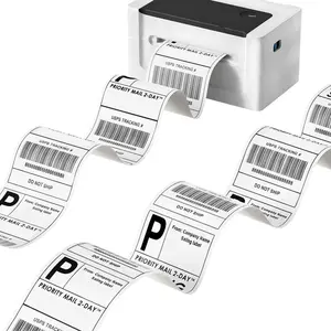 High Quality Customized Direct Eco Printer Labels Waybill Sticker 100*150mm ECO Thermal Paper Label Adhesive Sticker Roll