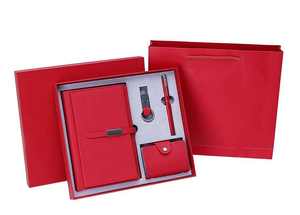 Scatola <span class=keywords><strong>regalo</strong></span> stampata Set portachiavi per Notebook in pelle sintetica per affari - Product Image 6