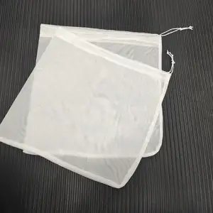 Jaune et blanc peuvent être personnalisés taille 40-500 filtre de gaze en nylon utilisé pour fabriquer des sacs filtrants alimentaires