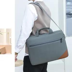 Vente en gros Oem 14 15 15.6 pouces, manches de luxe imperméables femmes hommes fille fourre-tout ordinateur housses d'épaule sac messager pour ordinateur portable