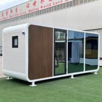 Maison préfabriquée Apple Cabin personnalisée, maison capsule modulaire très vendue, maison capsule spatiale de luxe