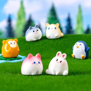 Minuscules animaux en résine figurines d'animaux miniatures en vrac pour Micro fée jardin paysage maison de poupée cacher artisanat décor Aquarium jouets - Product Image 2