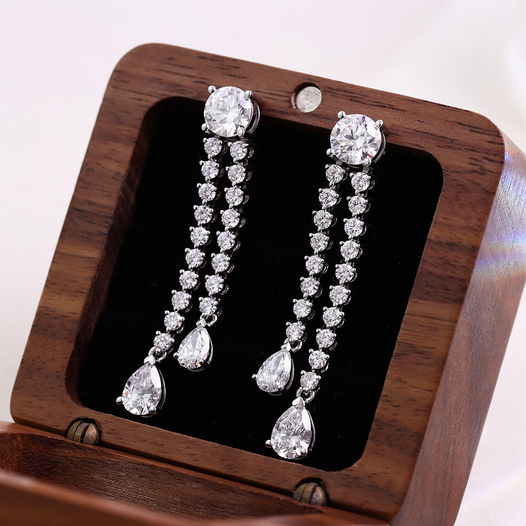 Diamant de laboratoire en or 10 carats