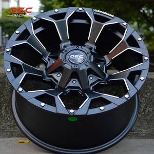 Jantes de voiture tout-terrain DEC RACING 16/17/<span class=keywords><strong>18</strong></span>/20 pouces 16x8/17x8.5/18x9/20x9 en alliage d'aluminium, design concave, nouveau JWL/VIA - Product Image 5