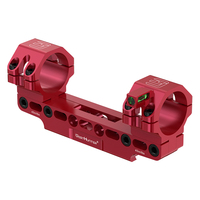 Support de lunette OEM WESTHUNTER WH304 monobloc pour tubes de 1 pouce/30 mm/34 mm, anneaux réglables en hauteur et en angle, base de 11 mm, pour viseurs télescopiques
