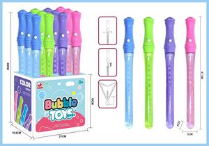 Juguete de Burbujas de 48 cm para Fiestas de Verano, Máquina de Burbujas de 220 ml, Varita de Burbujas con Adhesivos, Juguete de 19 Pulgadas, Solución de Recarga de Burbujas, Juguete de Verano - Product Image 4