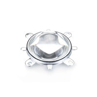 Réflecteur de lentille LED COB en verre optique PC, 67mm 44mm 60 90 120 degrés pour puce LED haute puissance 20W 30W 50W 100W
