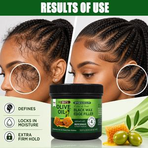 แว็กซ์จัดแต่งทรงผมสีดำ น้ำหนัก 310 กรัม สำหรับผู้ชาย ยี่ห้อ Olive Oil  ติดทนนาน ควบคุมเส้นผมได้ดีเยี่ยม รับผลิตแบรนด์ส่วนตัว - Product Image 3