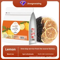 Thé noir au citron en sachets triangulaires, Lapsang Souchong, feuilles de thé, 60g, Anhui, vente en gros directe d'usine, livraison directe, durée de conservation de 12 mois
